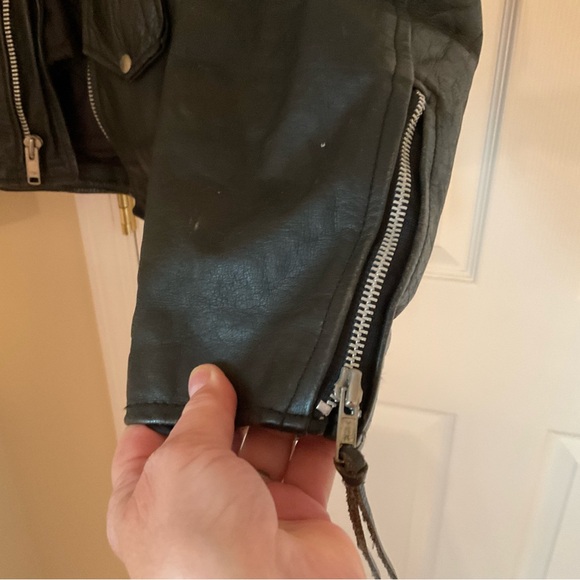 Vintage Hudson Leather Motorcycle Jacket - Picture 11 of 12